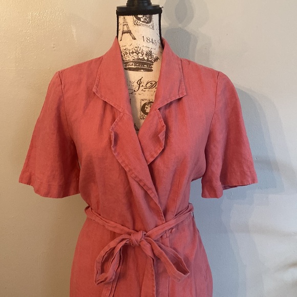 Free People Klara Wrap Midi Linen Dress - Picture 5 of 12